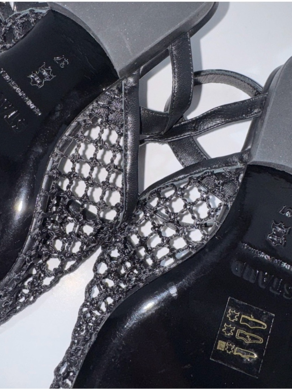 Staud Rete Paper Net Sandals - Picture 5 of 5